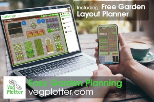 Download the vegetable planting planner app and start planning a plot