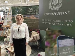 Kirsty Fleetwood, marketing and sales Director at David Austin Roses.