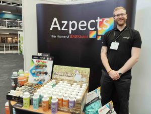 Liam Bull, marketing manager for Azpects the home of EASY joint grout for patios.