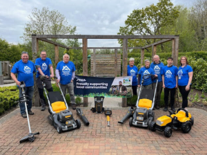 Alexander Devine Children's Hospice Service in Berkshire have received a new set of tools from Stiga.