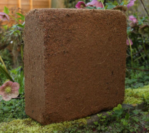 A block of coir.