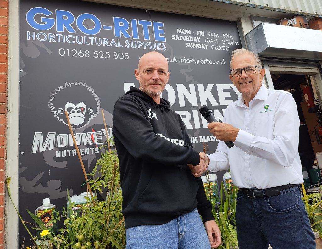 Danny Dawson and Ken Crowther outside Gro-Rite Horticulture in Basildon.