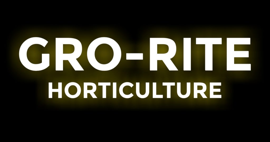 Gro-Rite Horticulture logo.