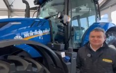 Ken talks to Phill Brooks from New Holland tractors