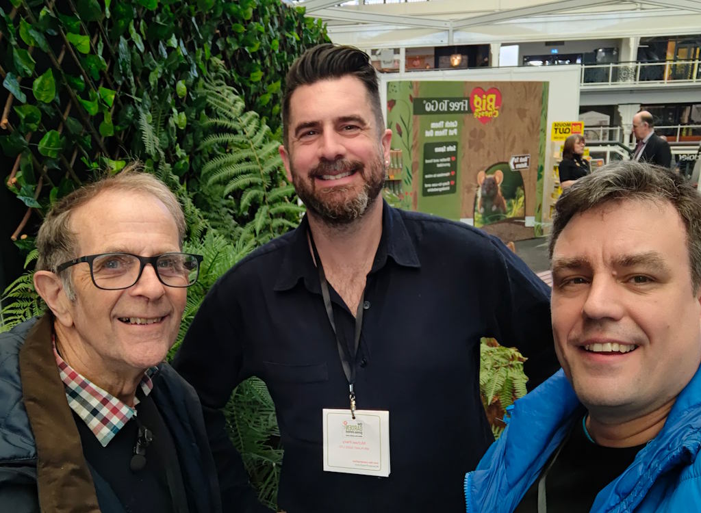 Ken Crowther with Michael Perry aka Mr Plant Geek and Oliver Rogers.