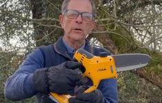 Stiga mini chainsaw PR 100e