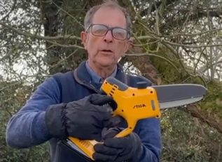 Stiga mini chainsaw PR 100e