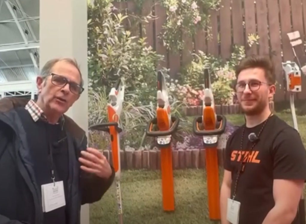 Ken with Emilio from Stihl at the Garden Press Event 2025.