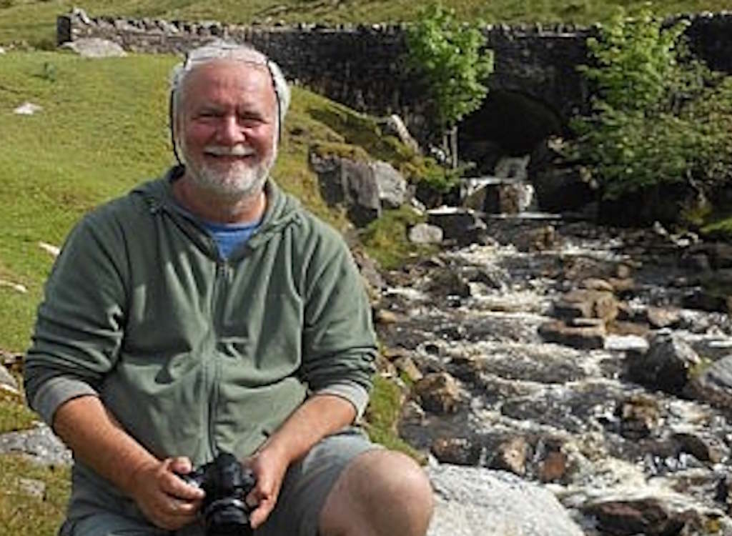 Naturalist, Chris Gibson out and about.