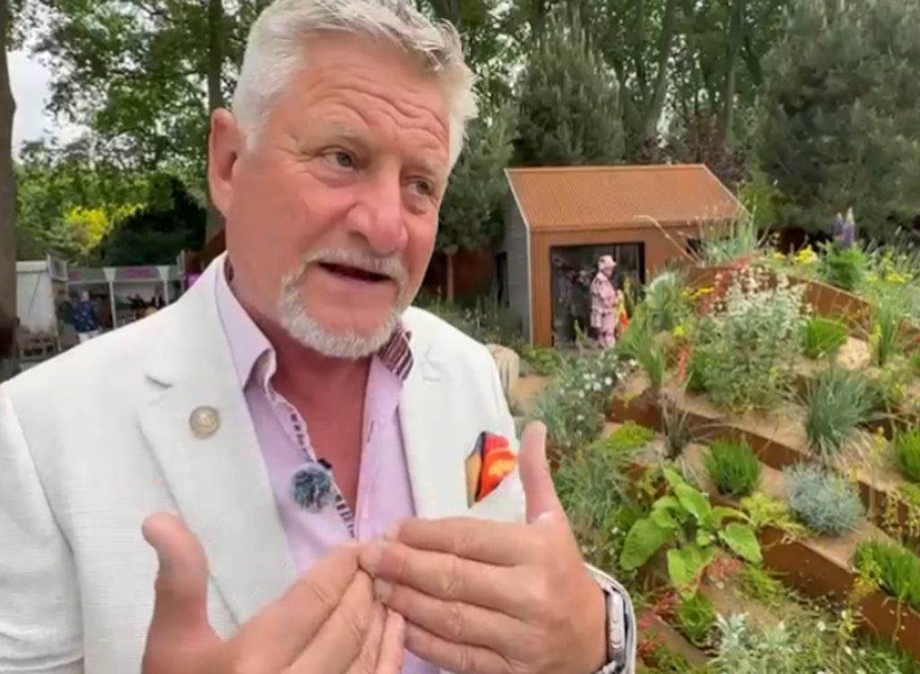 Mark Gregory at the RHS Chelsea Flower Show 2025.
