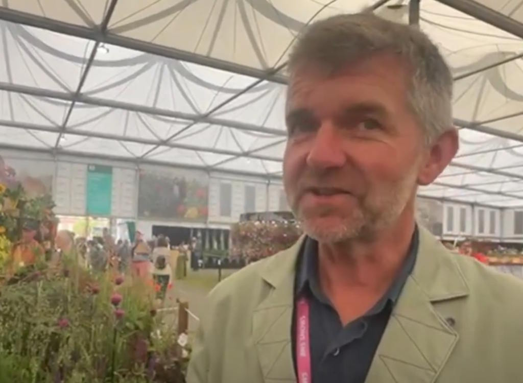 Paul Seaborne from Pelham Plants at Chelsea Flower Show 2025.